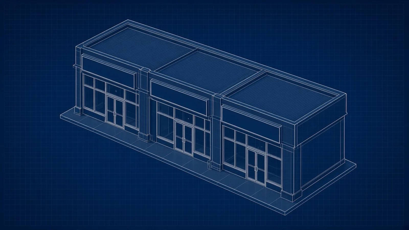 Franchise & Multi-Unit exit planning: blueprint-style illustration for franchise business exit planning