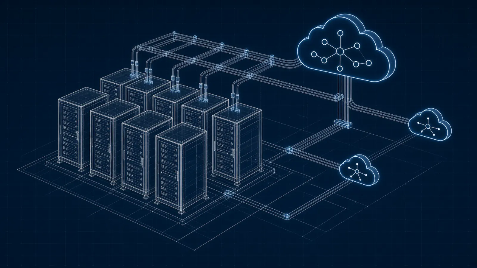 IT Services & MSPs exit planning: blueprint-style illustration for sell my MSP